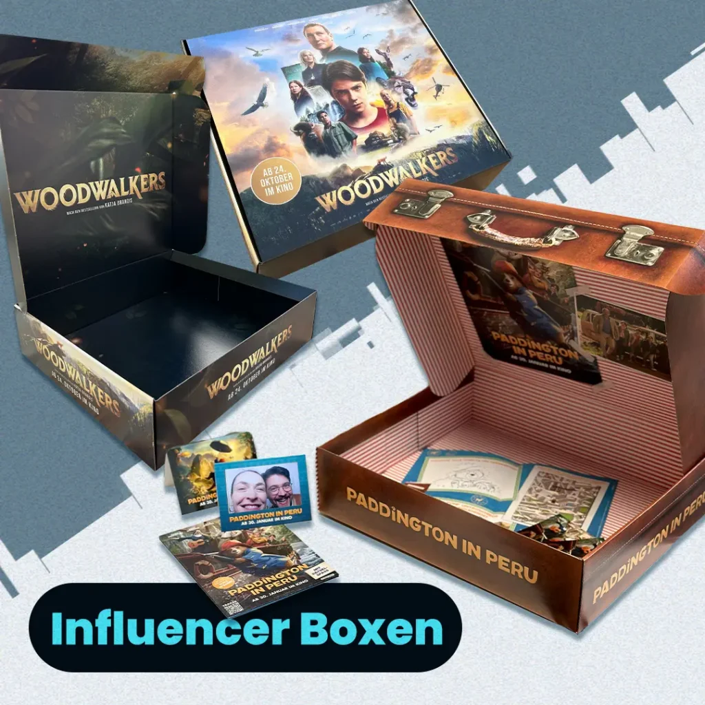 MockUp von Influencerboxen
