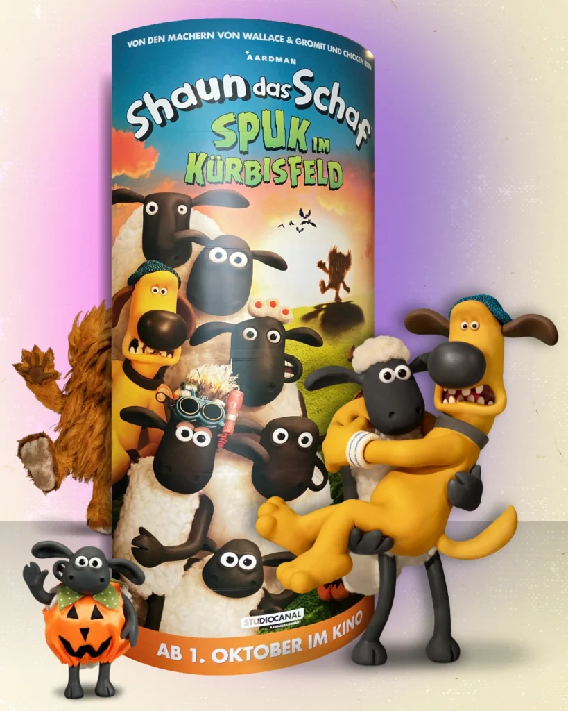 DuW family | STUDIOCANAL | On- und Offline Creatives für den Kinofilm „Shaun das Schaf – Spuk im Kürbisfeld“